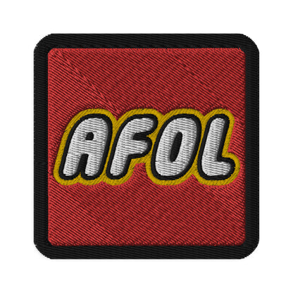 AFOL (Adult Fan of LEGO) Embroidered Patch
