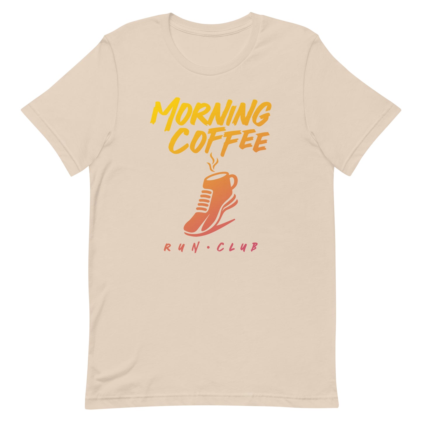 Morning Coffee Run Club Sunrise Unisex Tee