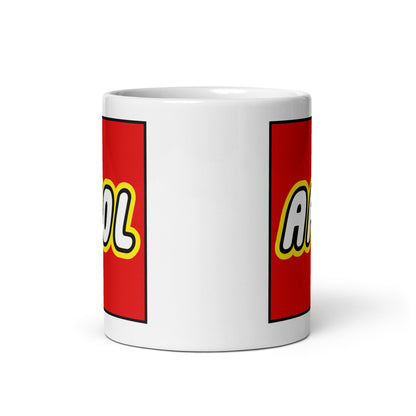 AFOL (Adult Fan of LEGO) White Glossy Coffee Mug