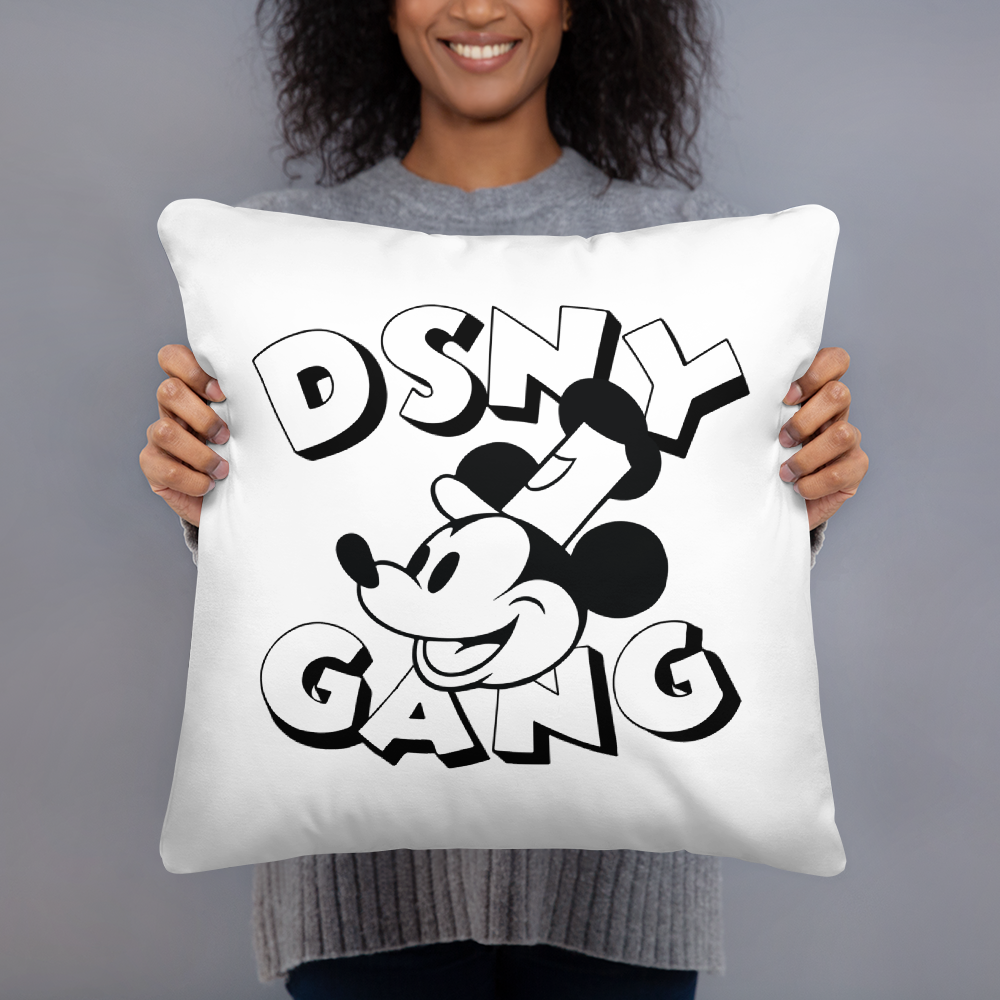 DSNY GANG Steamboat Willie 18" x 18" Pillow