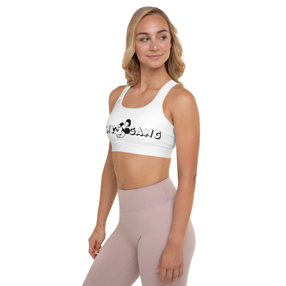 DSNY GANG Steamboat Willie Padded Sports Bra
