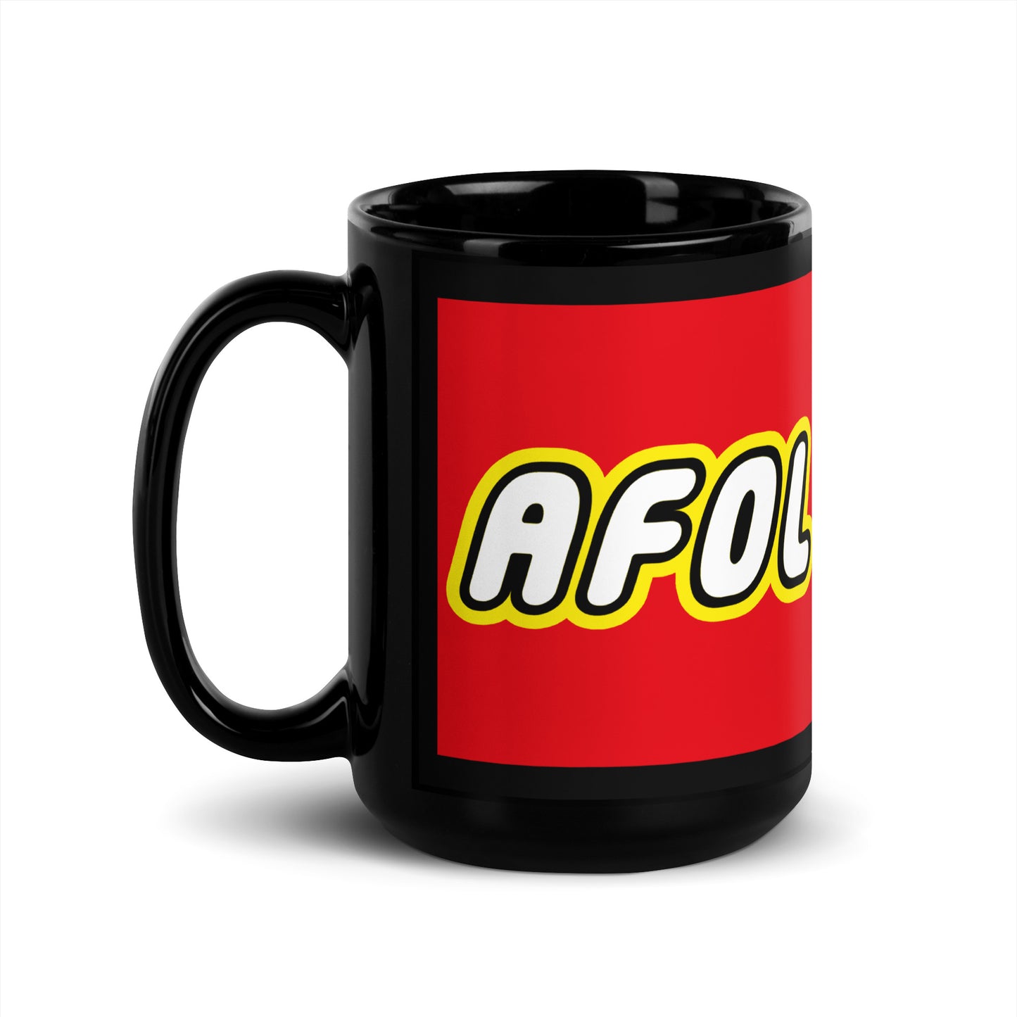 AFOL (Adult Fan of LEGO) Black Glossy Coffee Mug