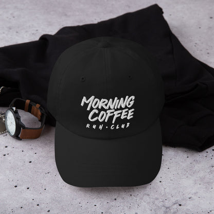Morning Coffee Run Club Wordmark Dad Hat