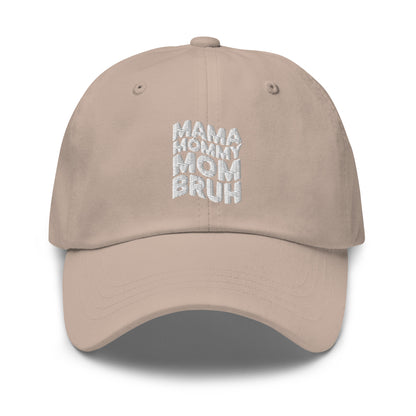 Mama Mommy Mom Bruh Adjustable Hat