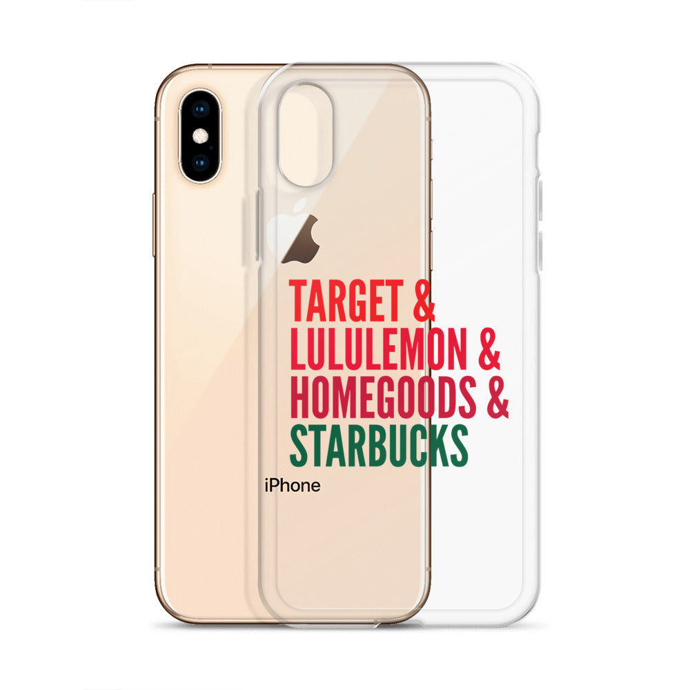 Target Lululemon Homegoods Starbucks Clear Case for iPhone®
