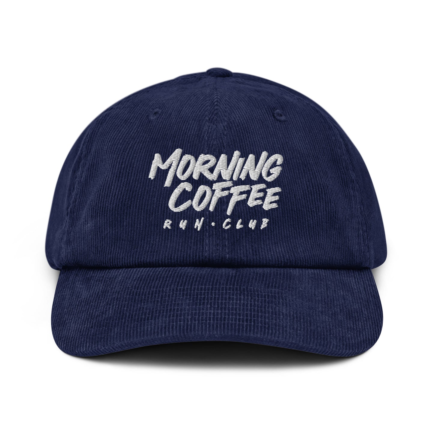 Morning Coffee Run Club Wordmark Corduroy Hat