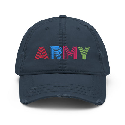 BTS ARMY Distressed Dad Hat