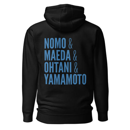 Nomo & Maeda & Ohtani & Yamamoto Pullover Hoodie