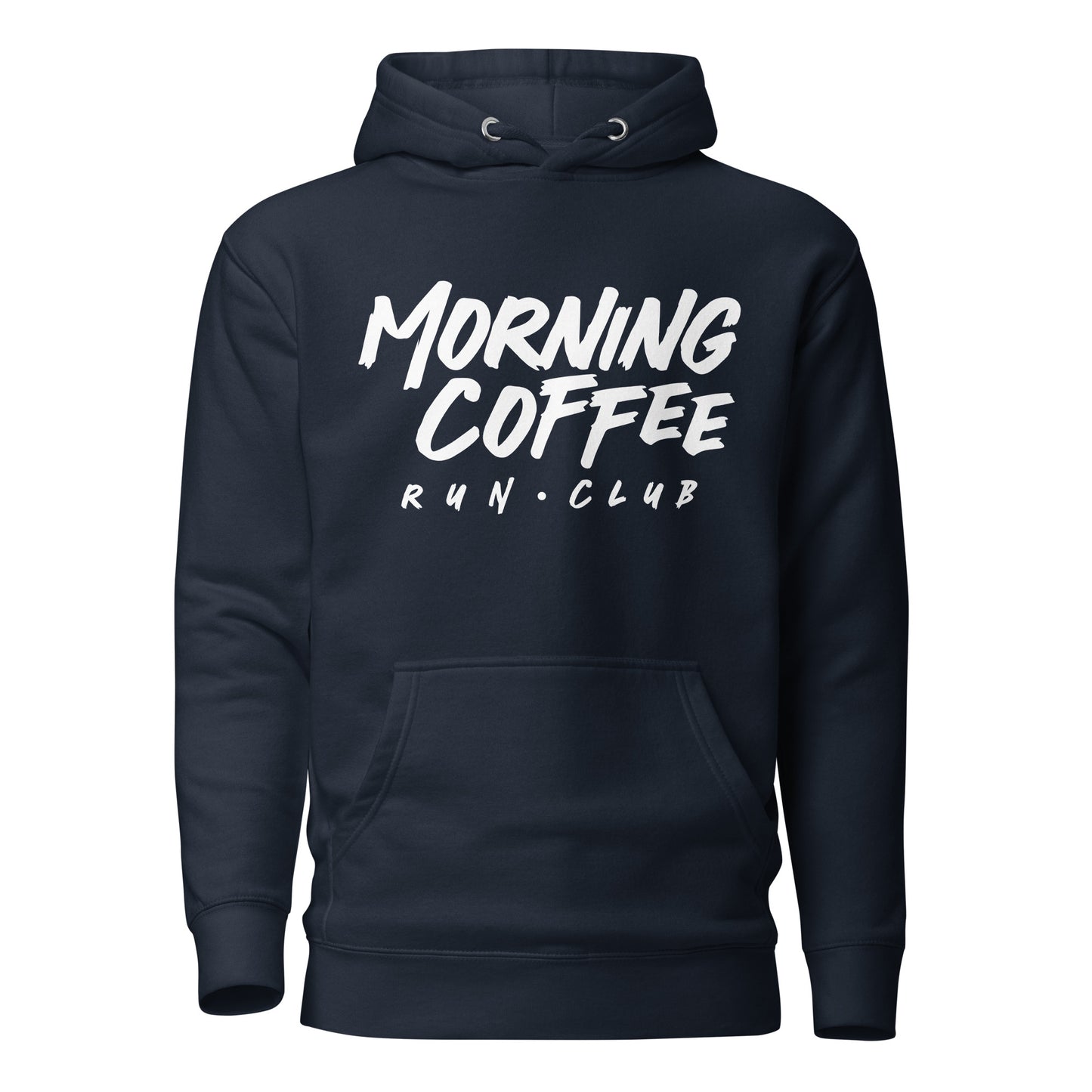 Morning Coffee Run Club Wordmark Unisex Hoodie