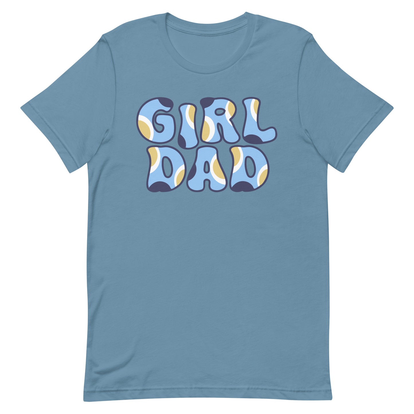 Girl Dad Blue Dog Men's Tee