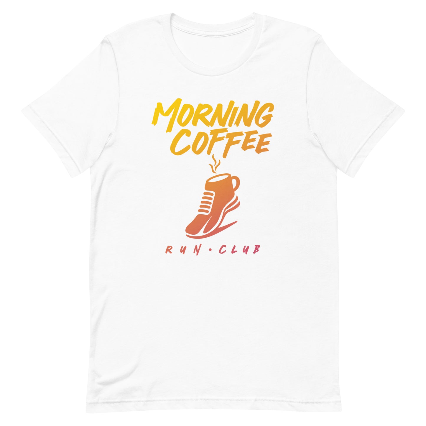 Morning Coffee Run Club Sunrise Unisex Tee