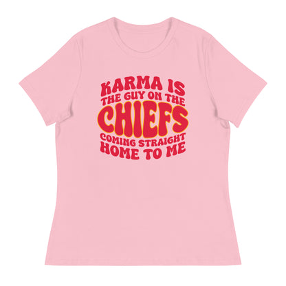 Karma Is The Guy On The Chiefs Women's Tee
